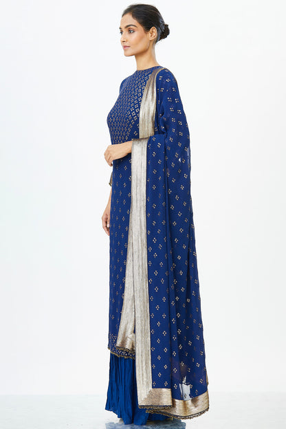 Kurta Set in Bandini Inspired Sequins Embroidery