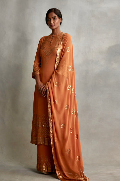 Kurta Set in small sequin embroidery