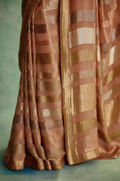 Sari Set in Sequin Embroidery