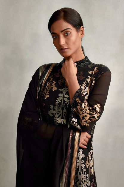 Kurta Set in Lustrous Sequins embroidery