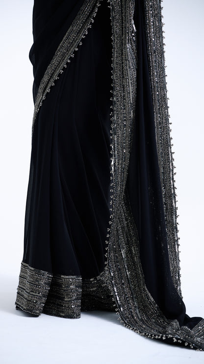 Sari Set in Sequin Loat Embroidery