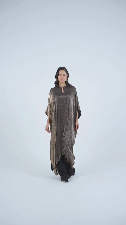 Kaftan Kurta in Cutdana  Embroidery