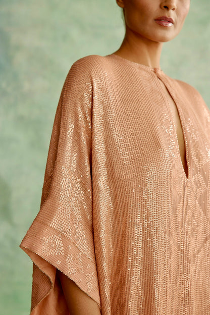 Kaftan Set in Small sequin Embroidery